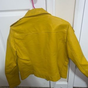 Gold/Mustard leather jacket worn only once.